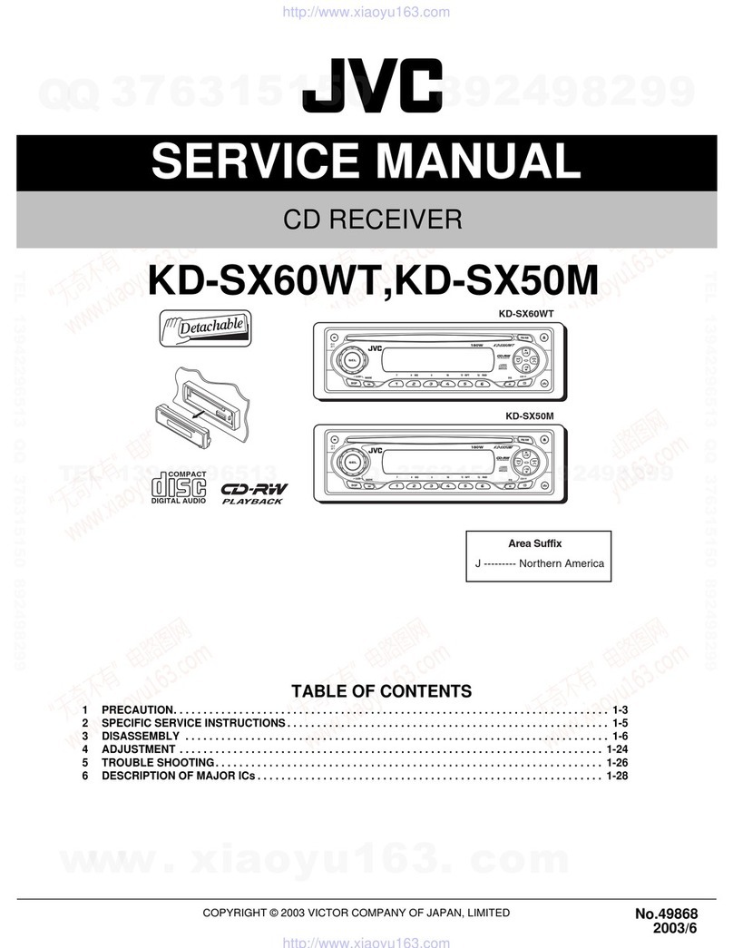 JVC KD-SX60WT User manual