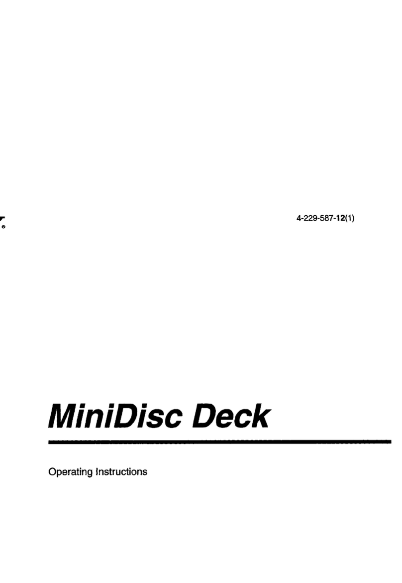 Sony MDS-JE640 User manual