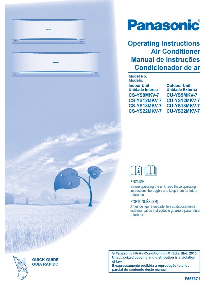 Panasonic CS-YS9MKV-7 User manual