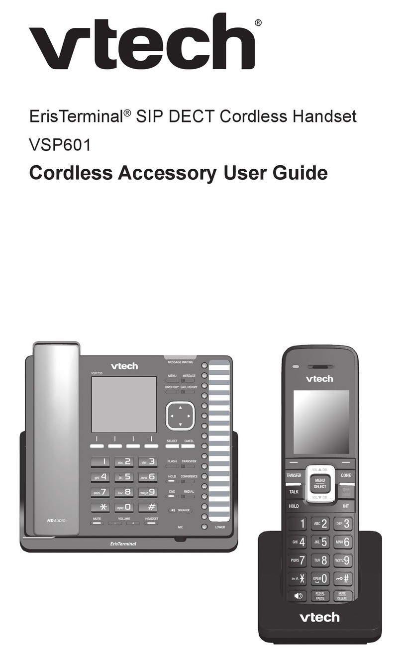 V-tech VSP601 User manual