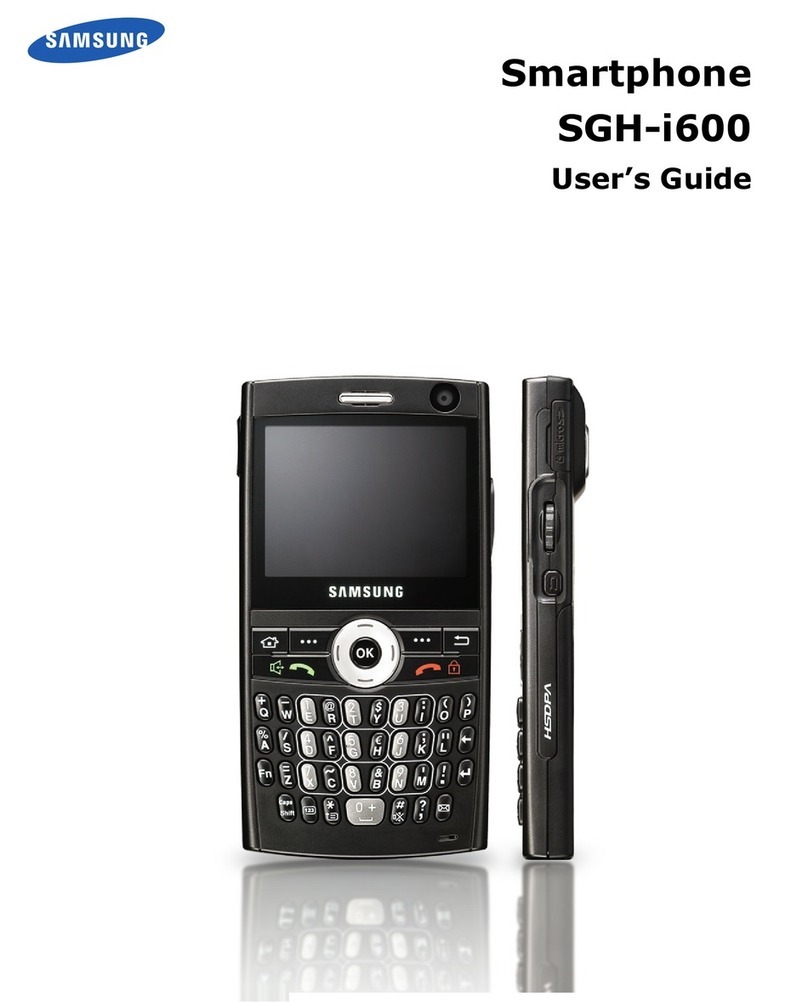 Samsung SGH-i600 User manual