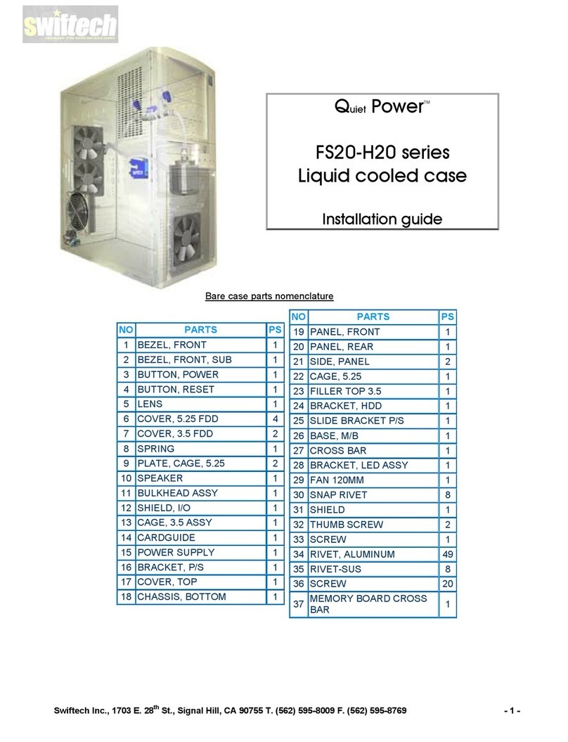swiftech quiet power FS20-H20 series User manual