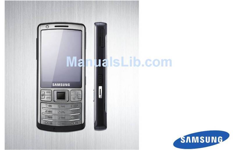 Samsung I7110 quick start guide