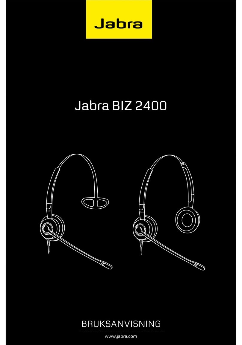 Jabra BIZ 2400 Series User manual Jabra BIZ 2400 Series User manual