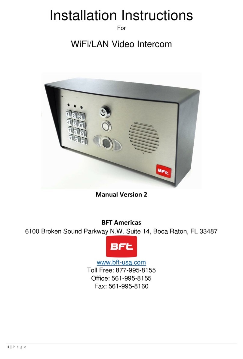 BFT A5 User manual
