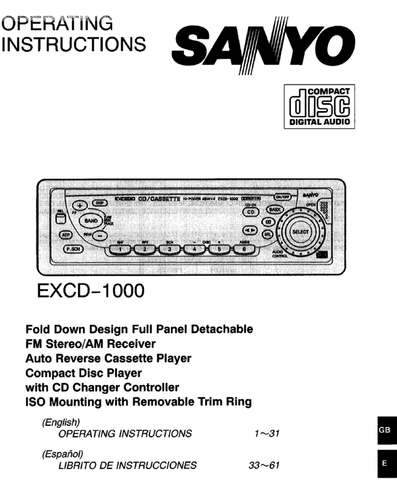 Sanyo EXCD-1000 User manual