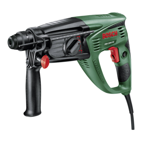 Bosch PBH 2800 RE User manual