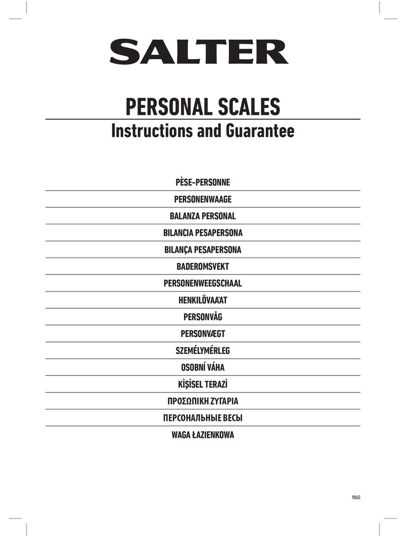 Salter 9065 IB Product information sheet