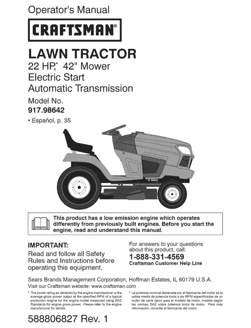 Craftsman 917.98642 Operator's manual