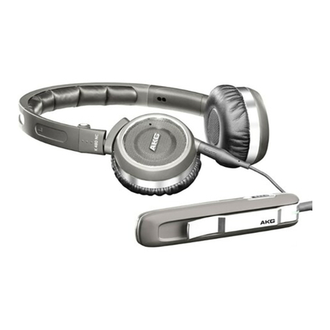 AKG K 480 NC User manual