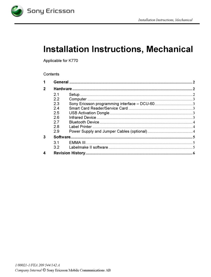 Sony Ericsson Cyber-Shot K770 User manual