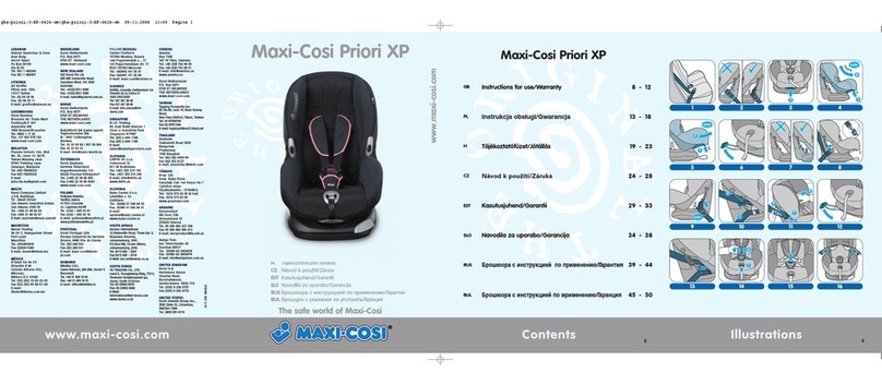 MaxiCosi Priori XP Troubleshooting guide