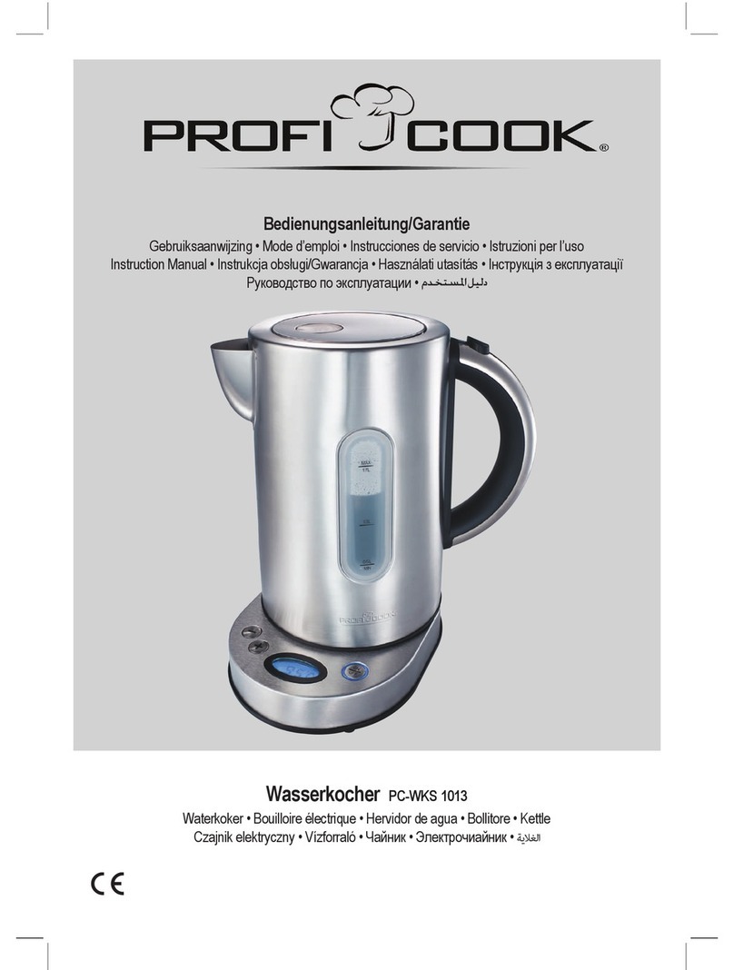 Proficook PC-WKS 1013 instruction manual