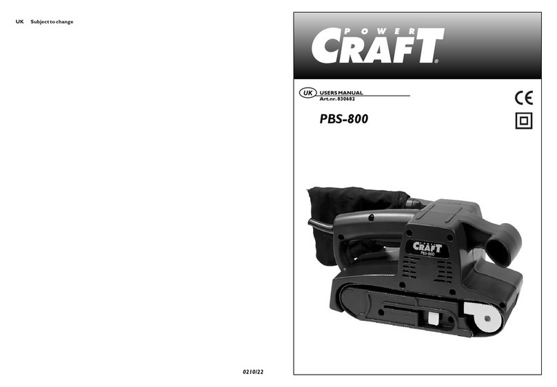 Powercraft PBS-800 user manual