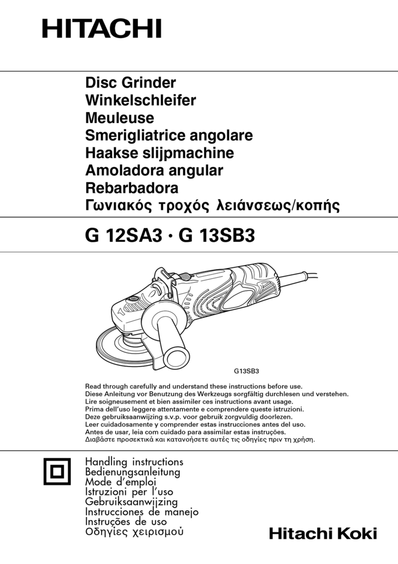 Hitachi G 12SA3 User manual