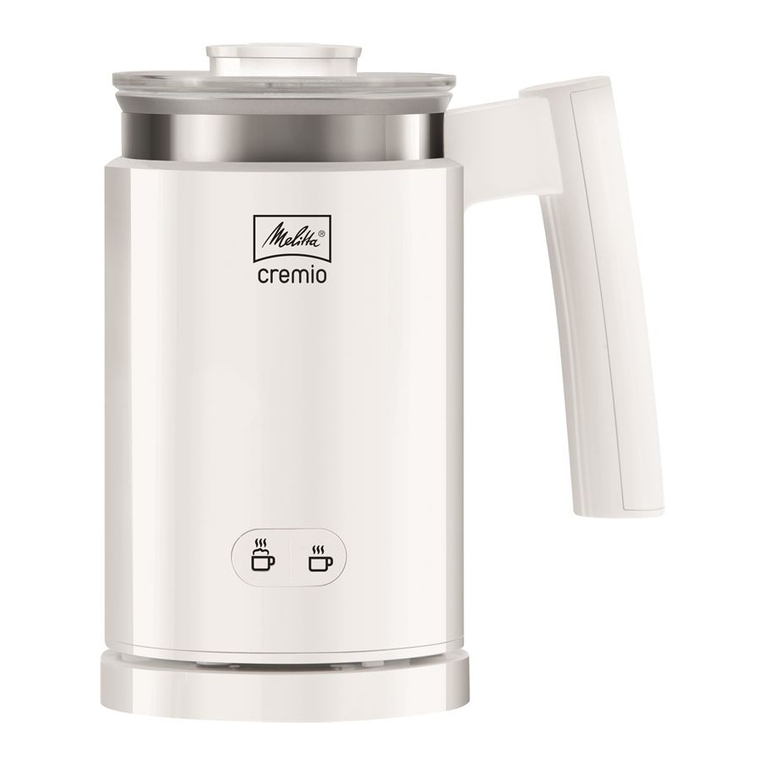 Melitta cremio operating instructions