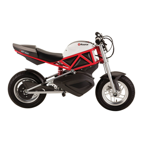 Razor RSF650 owner's manual