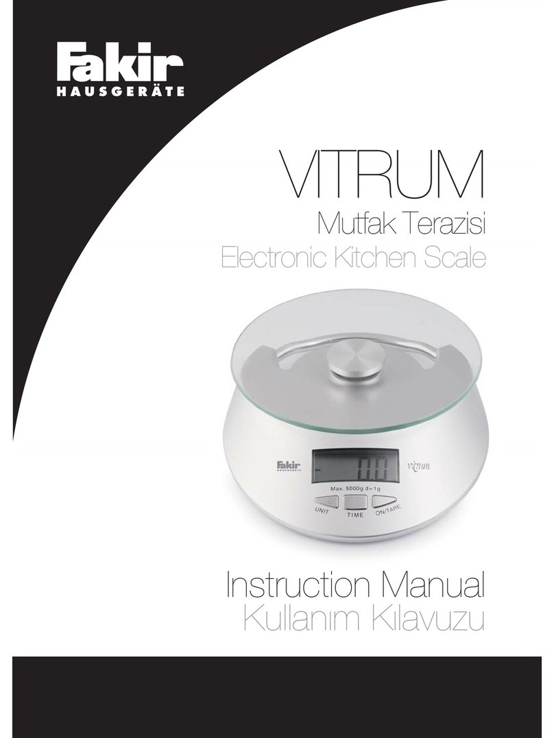 Fakir VITRUM instruction manual