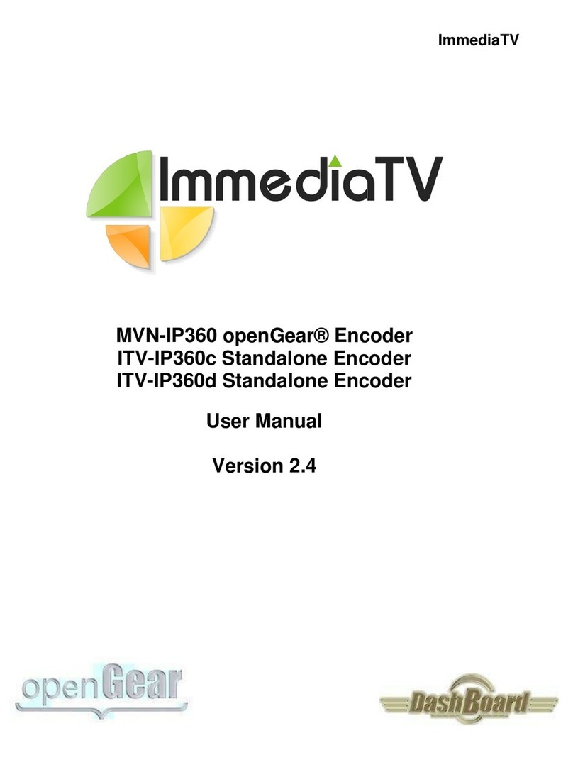 ImmediaTV MVN-IP360 user manual