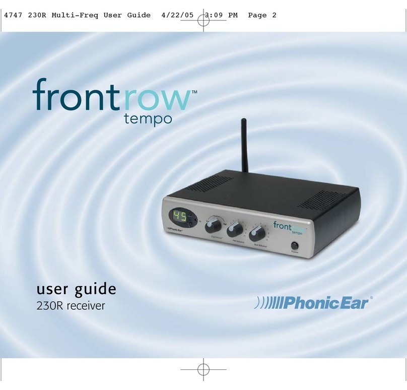 FrontRow 230R User manual