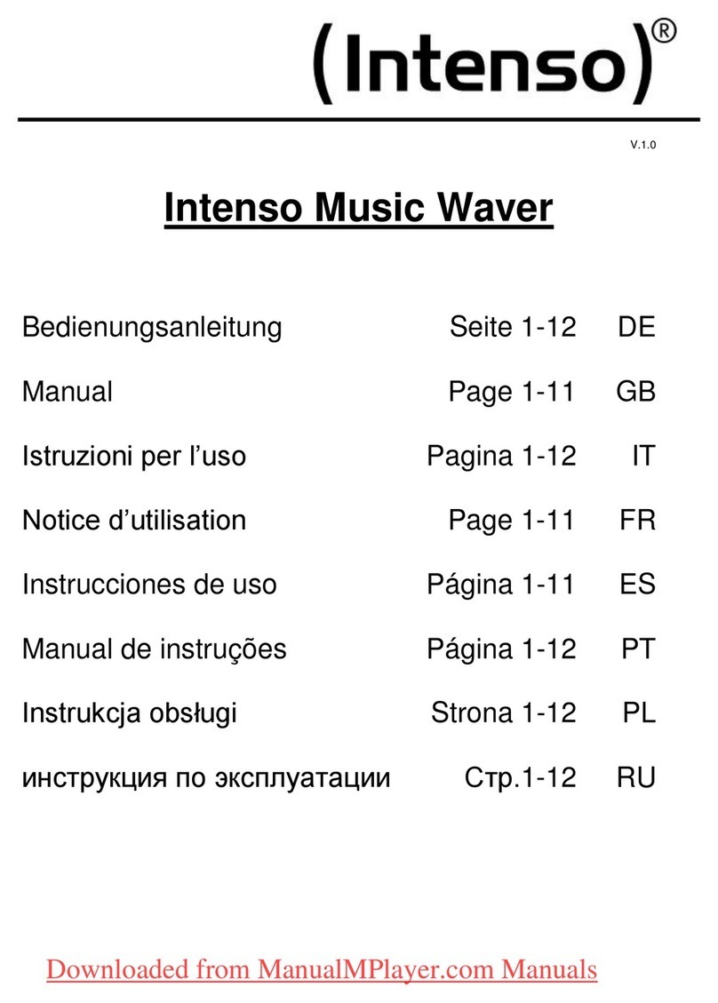 Intenso Music Waver User manual Intenso Music Waver User manual