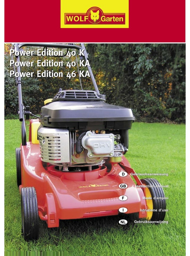 Wolf Garten Power Edition 40 KA instruction manual
