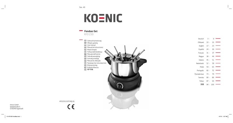 Koenic KFO 150 user manual