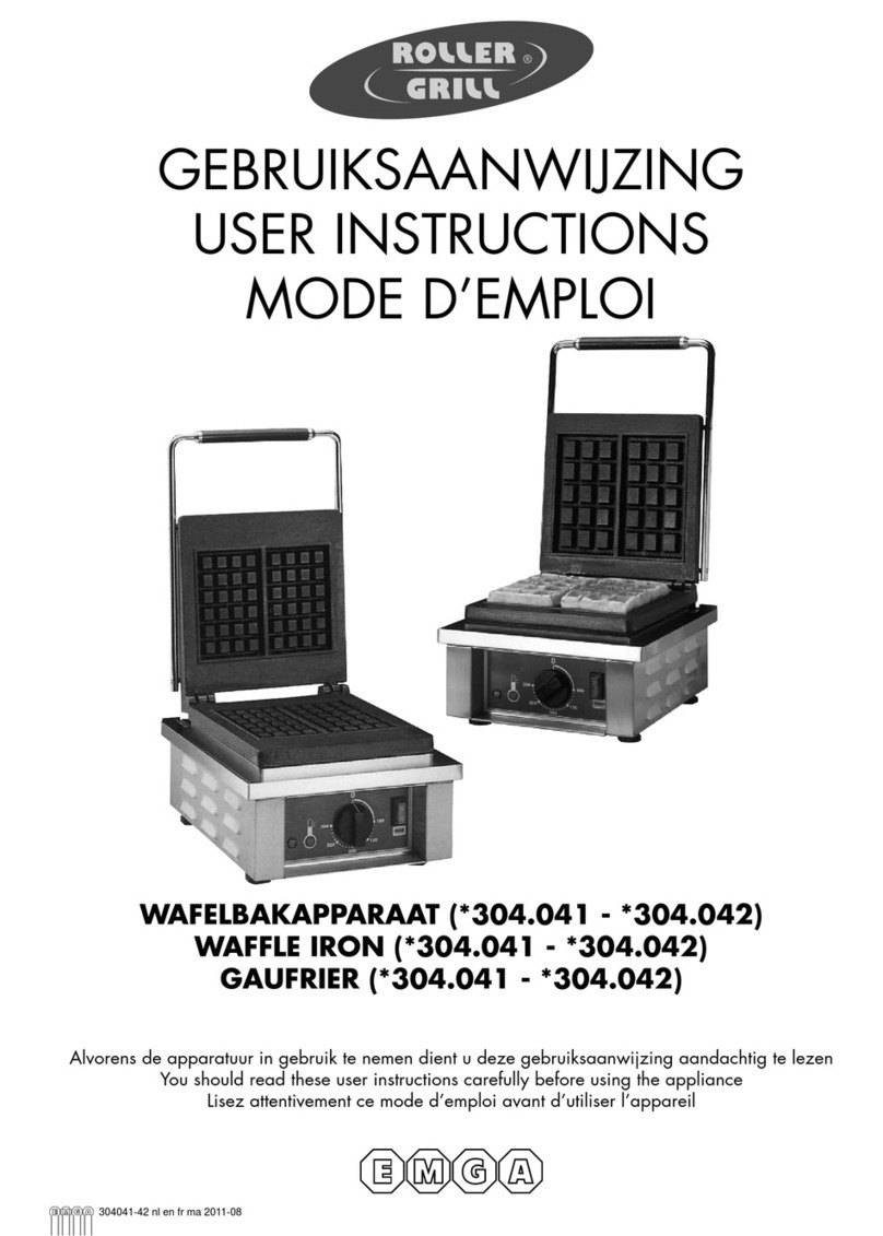 Roller Grill series 304.041 User instructions