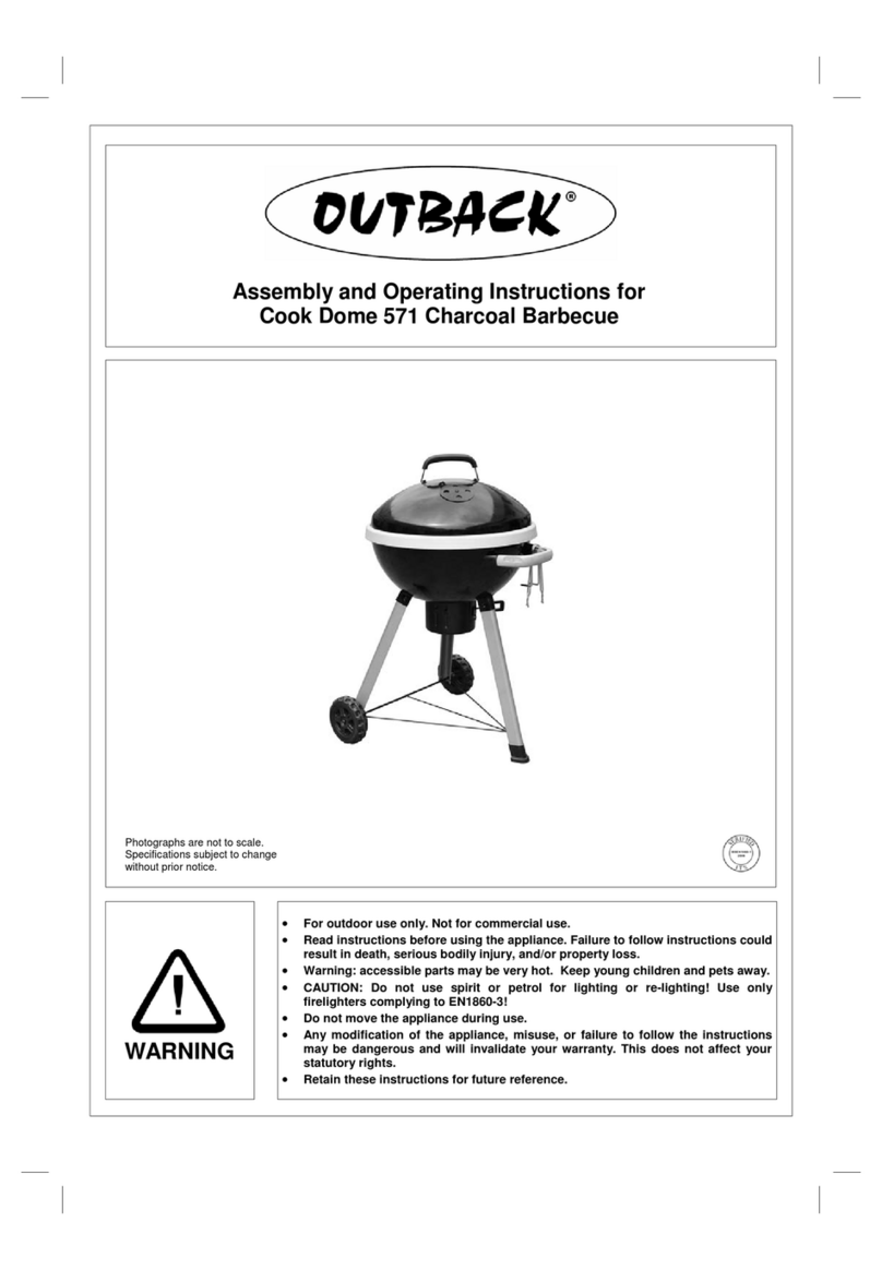 Outback Cook Dome 571 User manual