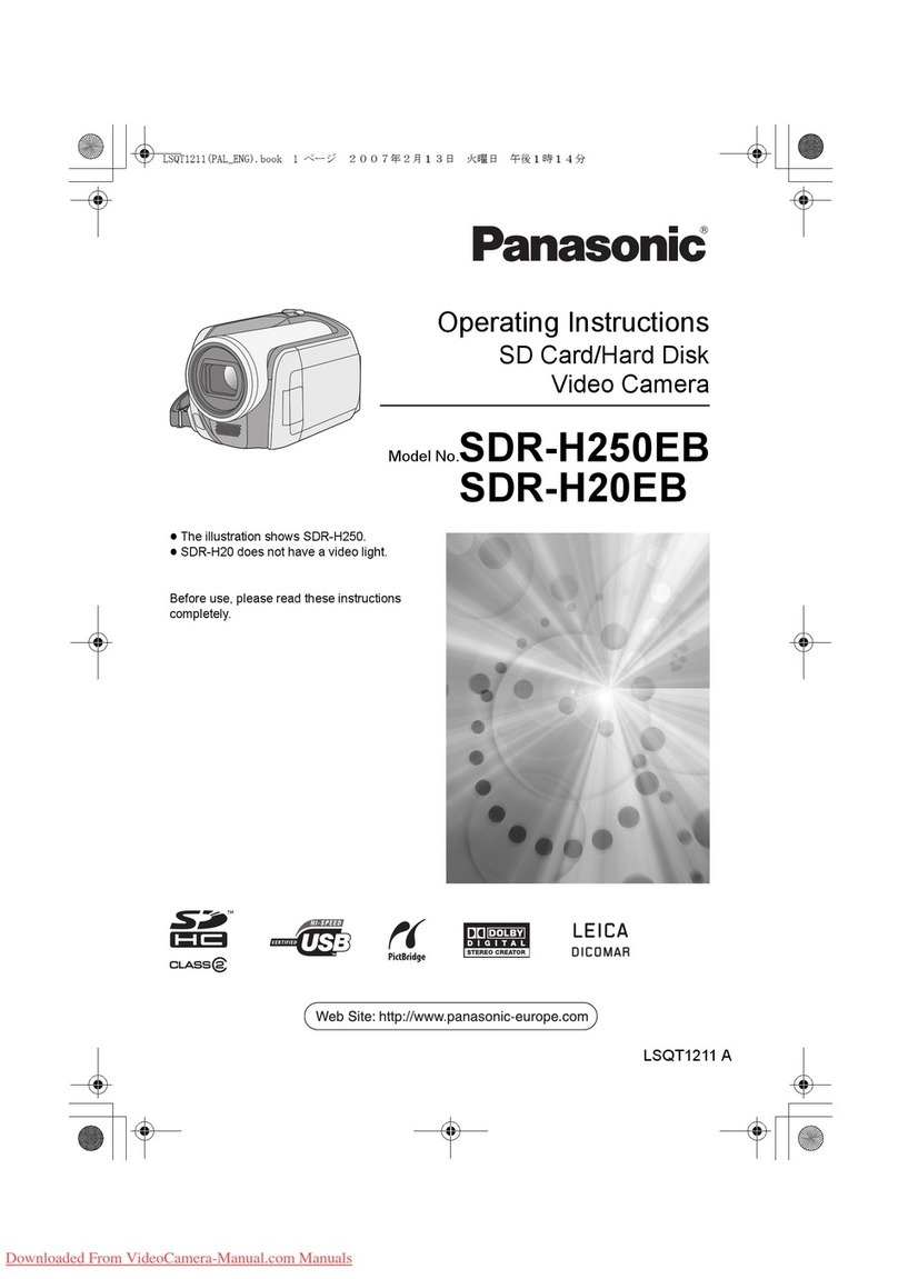 Panasonic SDR-H250EB User manual