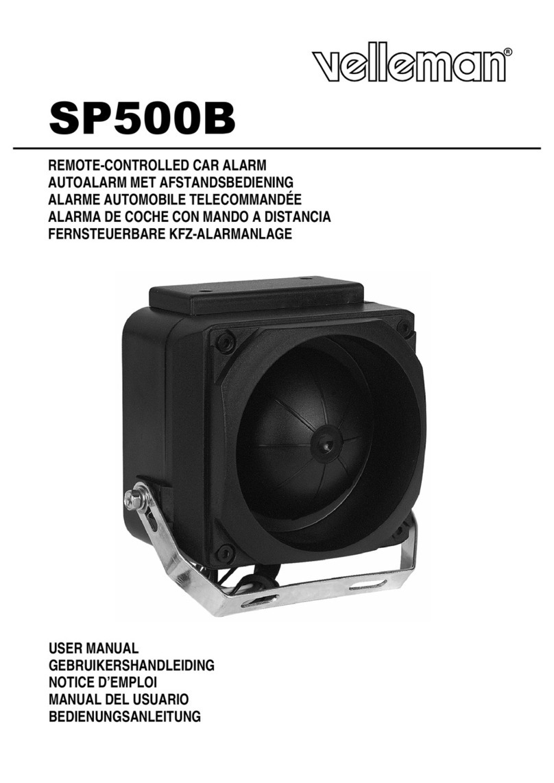 Velleman SP500B user manual