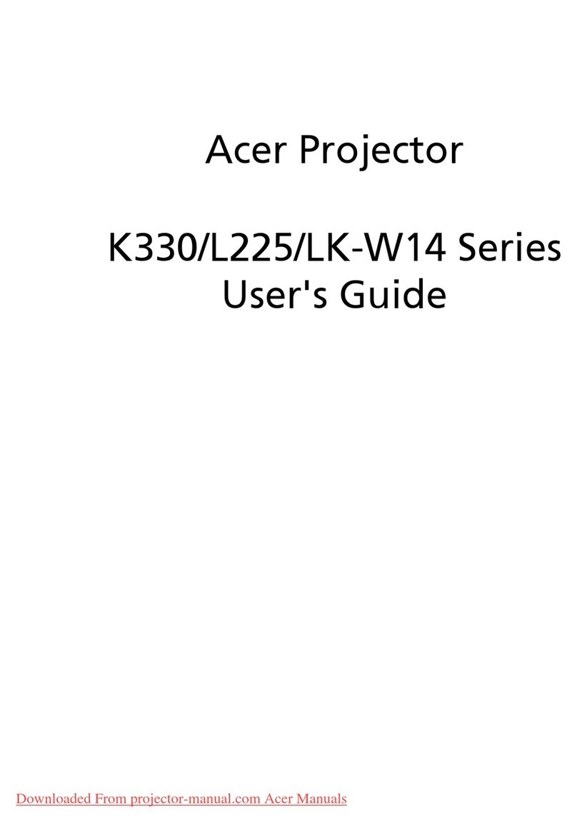 Acer K330 User manual Acer K330 User manual