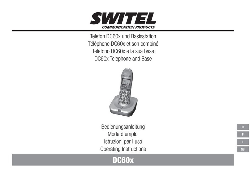 switel DC60x operating instructions