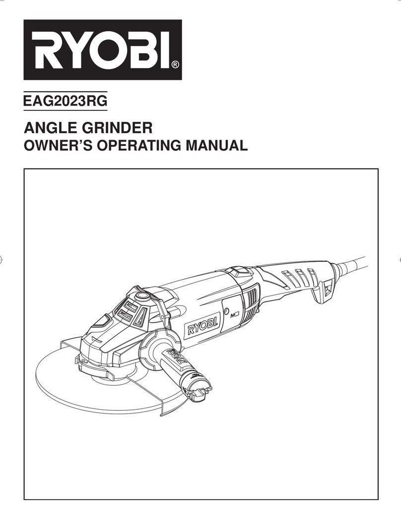 Ryobi EAG2023RG Operation manual