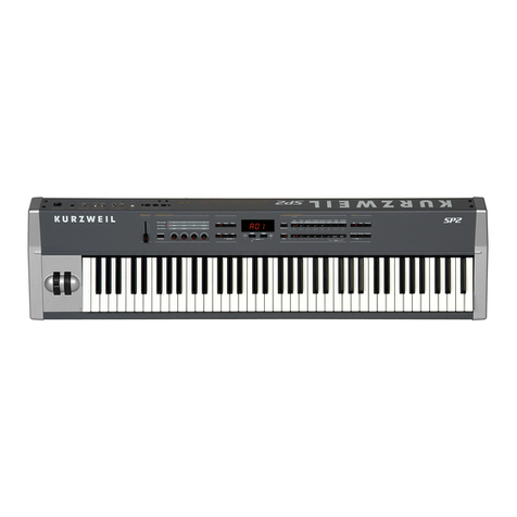 Kurzweil KME-61 VERSION 2 SOFTWARE User manual