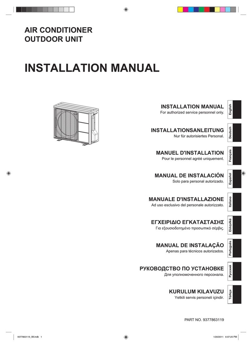Fujitsu AOYG18LFCA User manual