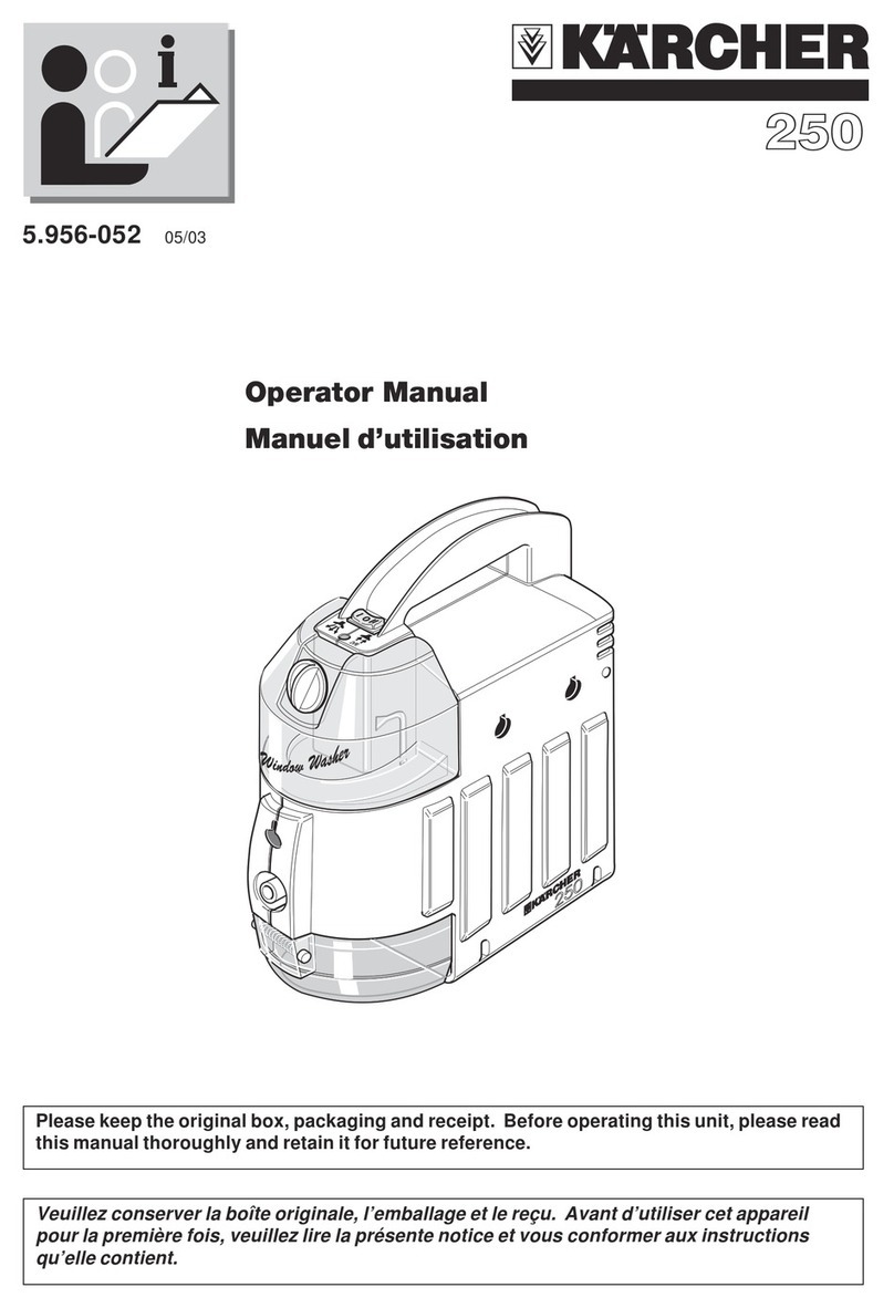 Kärcher K250 Operator's manual