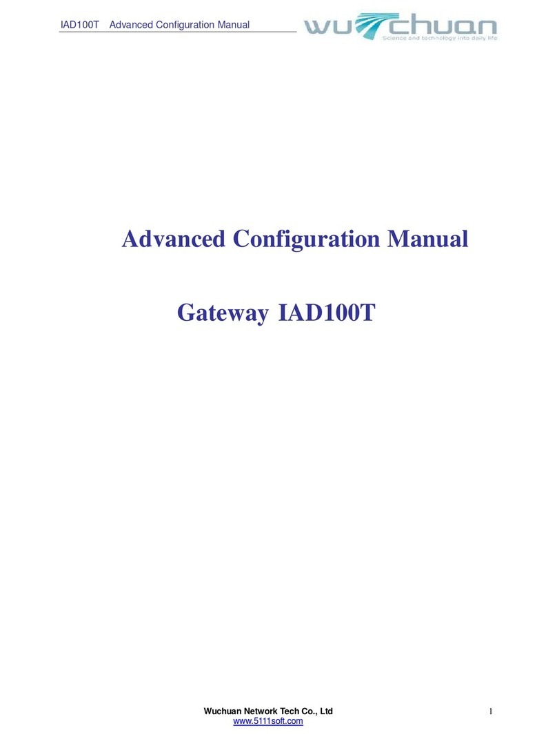 Wuchuan IAD100T Instruction sheet