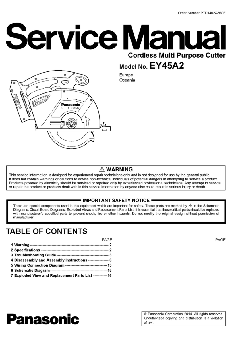 Panasonic EY45A2 Service manual