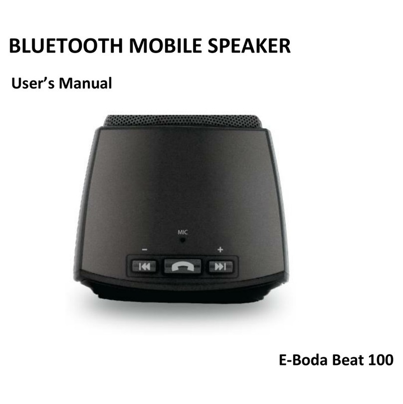 E-Boda Beat 100 user manual