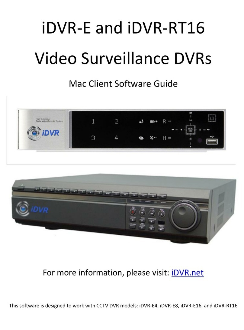iDVR iDVR-E Mac client software guide