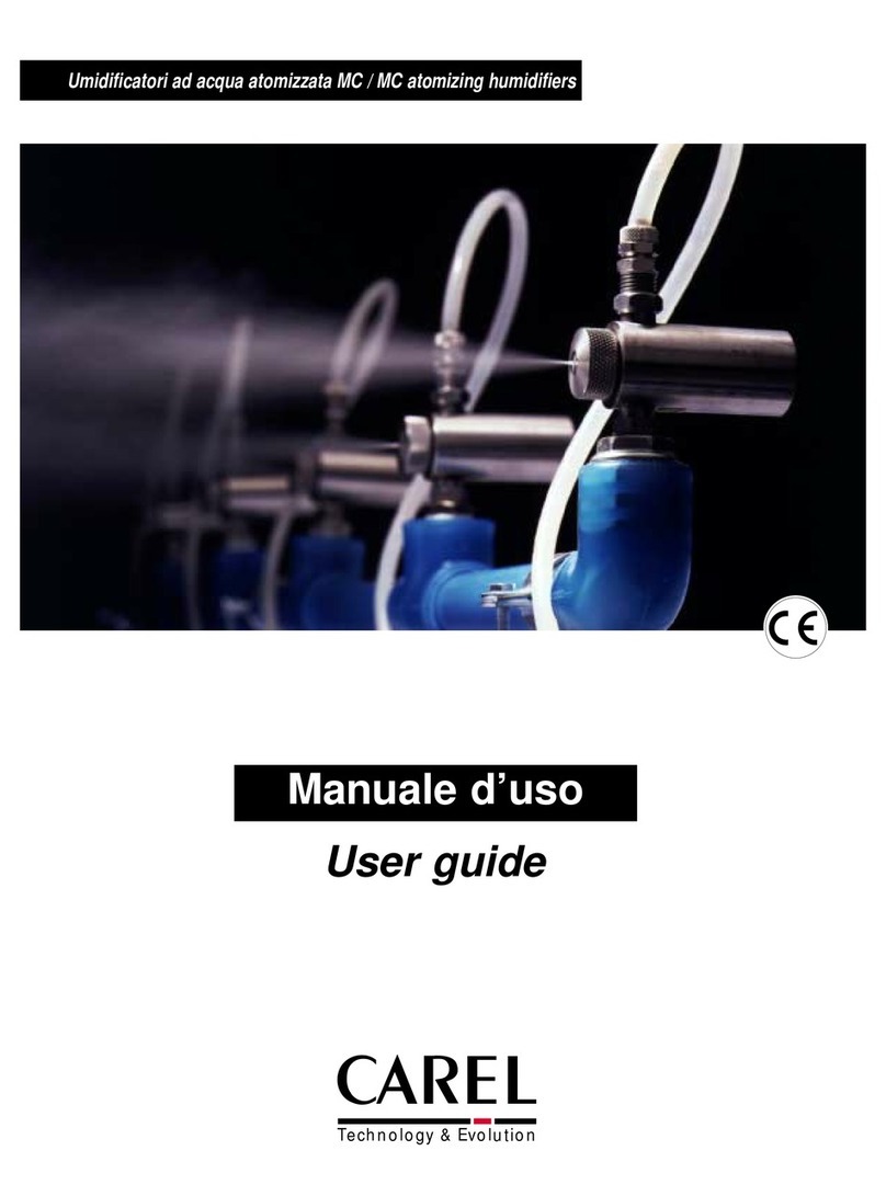 Carel Cabinet 60 l/h User manual