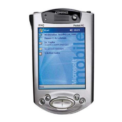Compaq iPAQ H3900 Series User manual Compaq iPAQ H3900 Series User manual