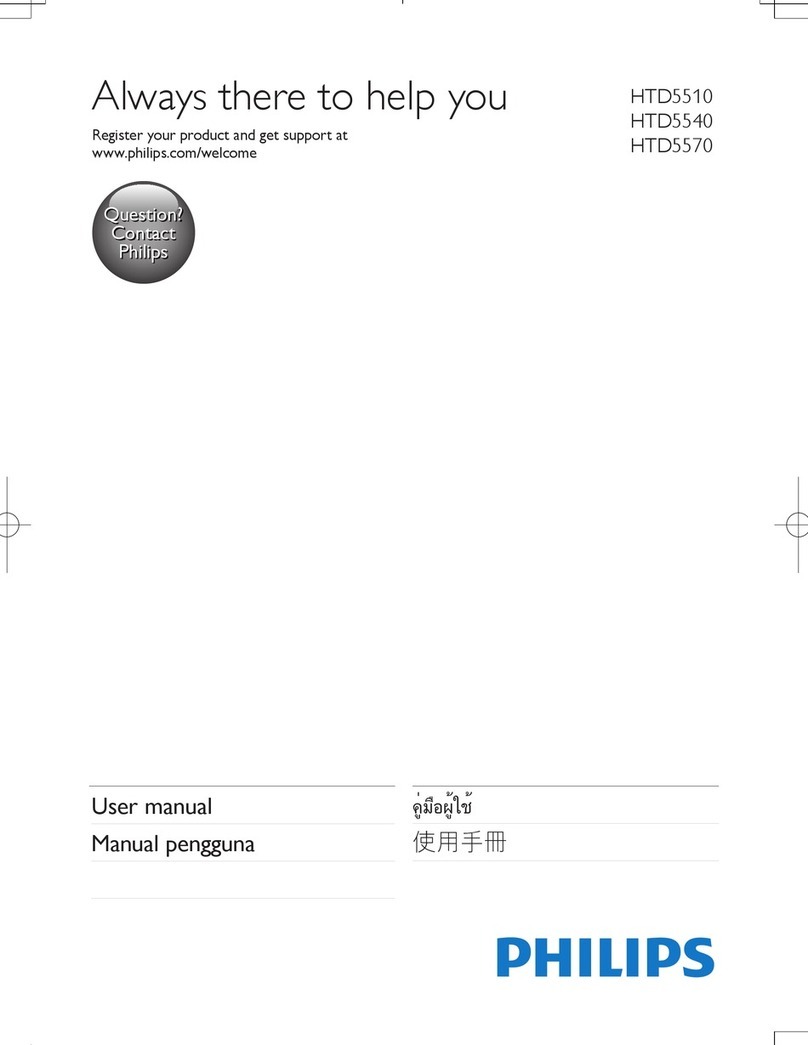 Philips HTD5510 user manual
