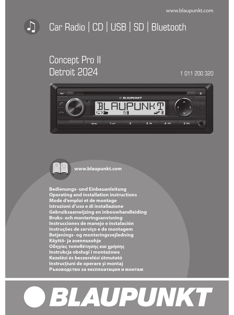 Blaupunkt Concept Pro II User manual