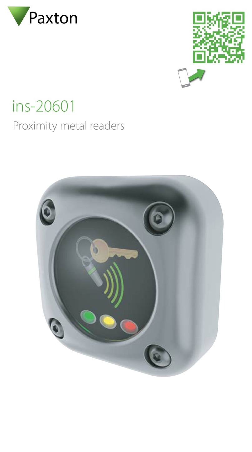 Paxton ins-20601 user guide