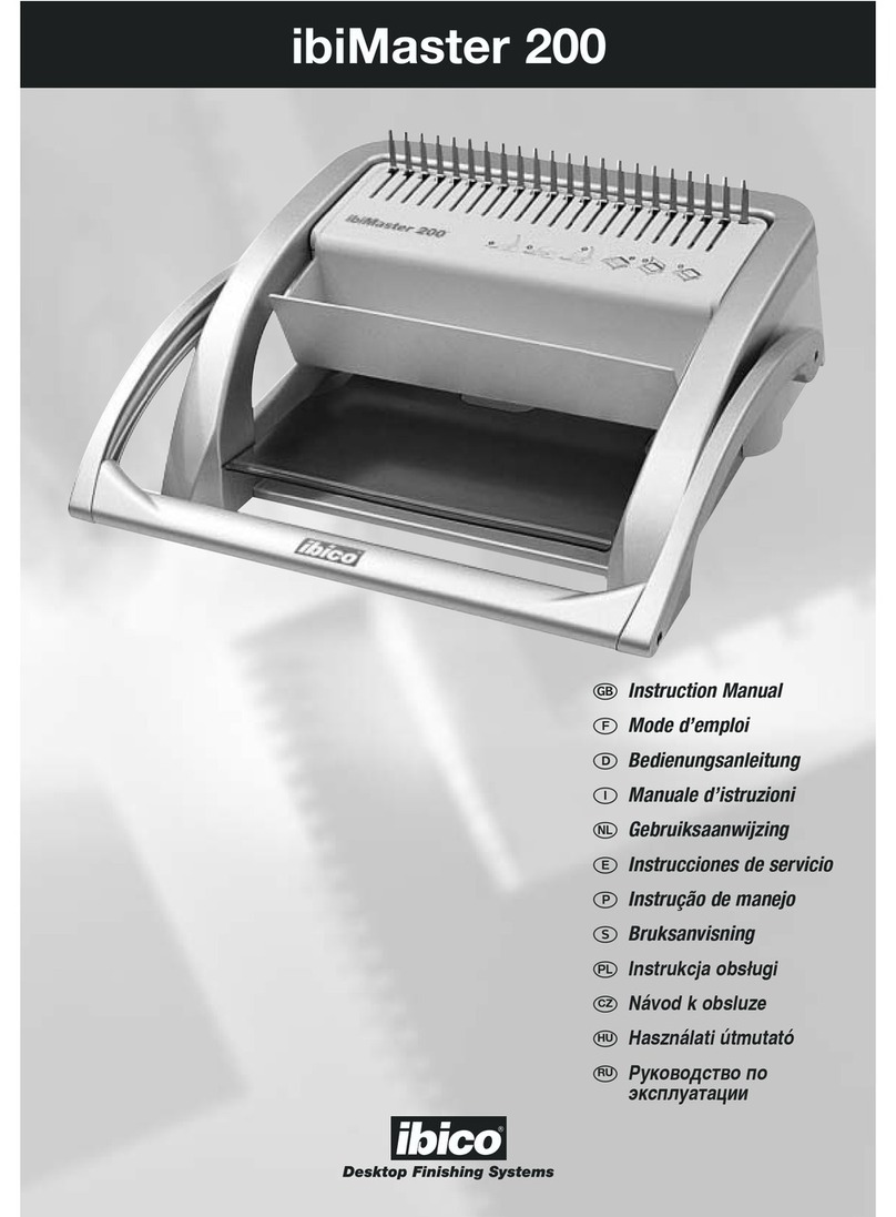 ibico ibiMaster 200 User manual