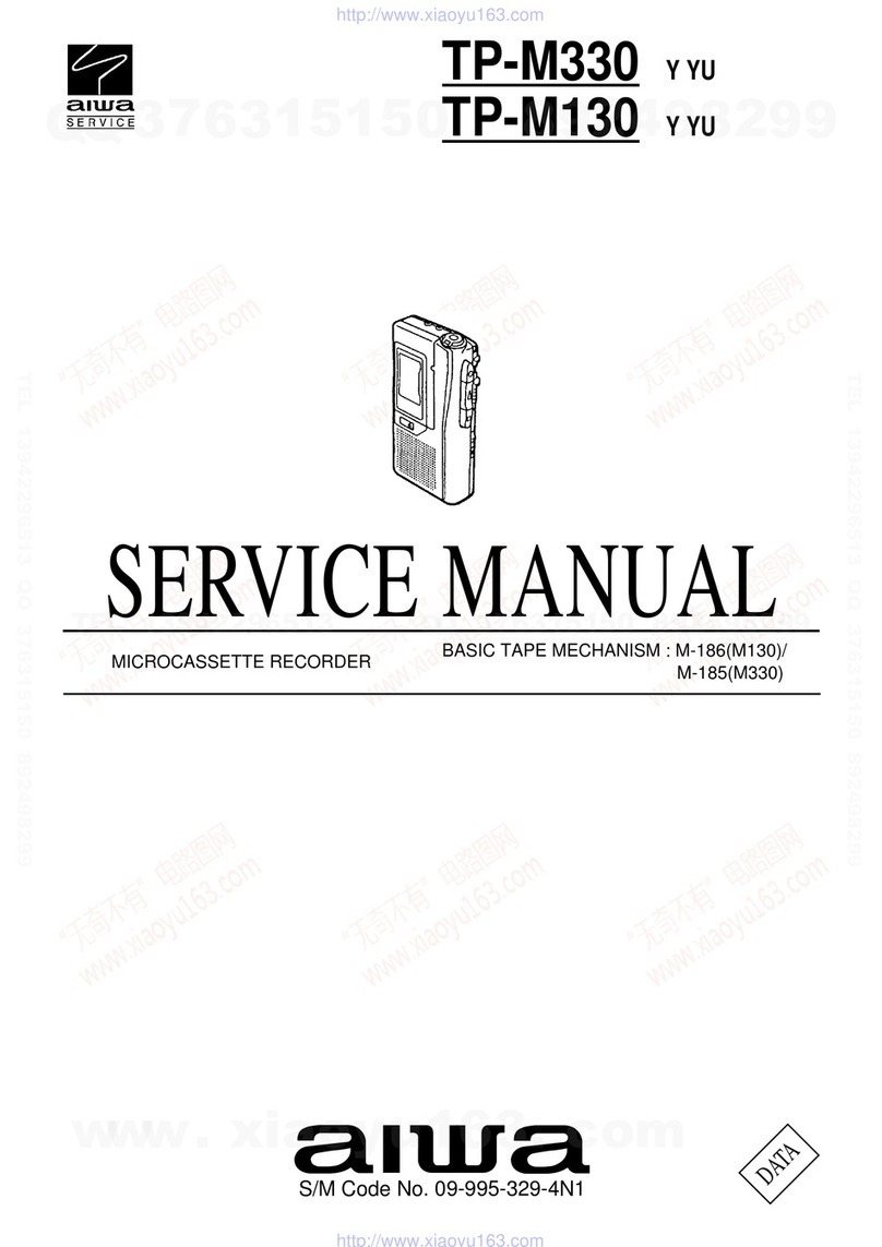 Aiwa TP-M330 Service manual