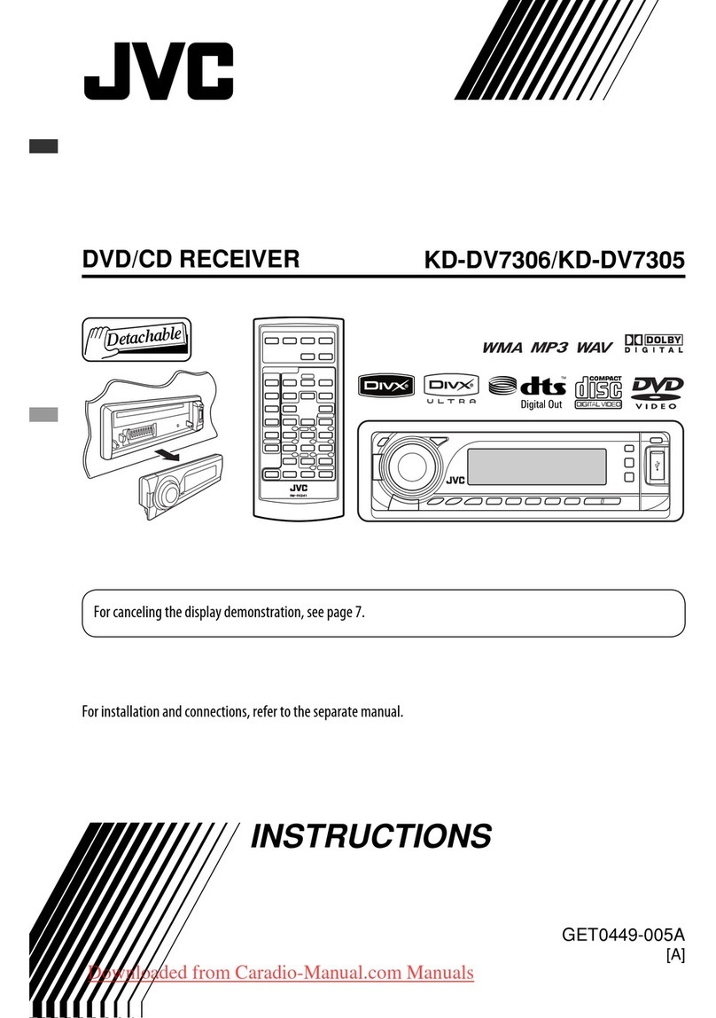 JVC KD-DV7306 User manual