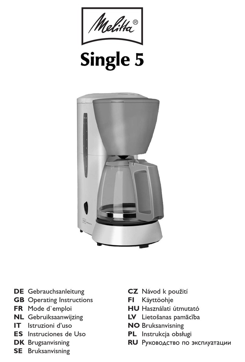 Melitta Single 5 User manual